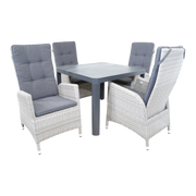 Tafel Castilla 2.0 Negro 100x100cm