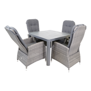 Tafel Castilla 2.0 Negro 100x100cm