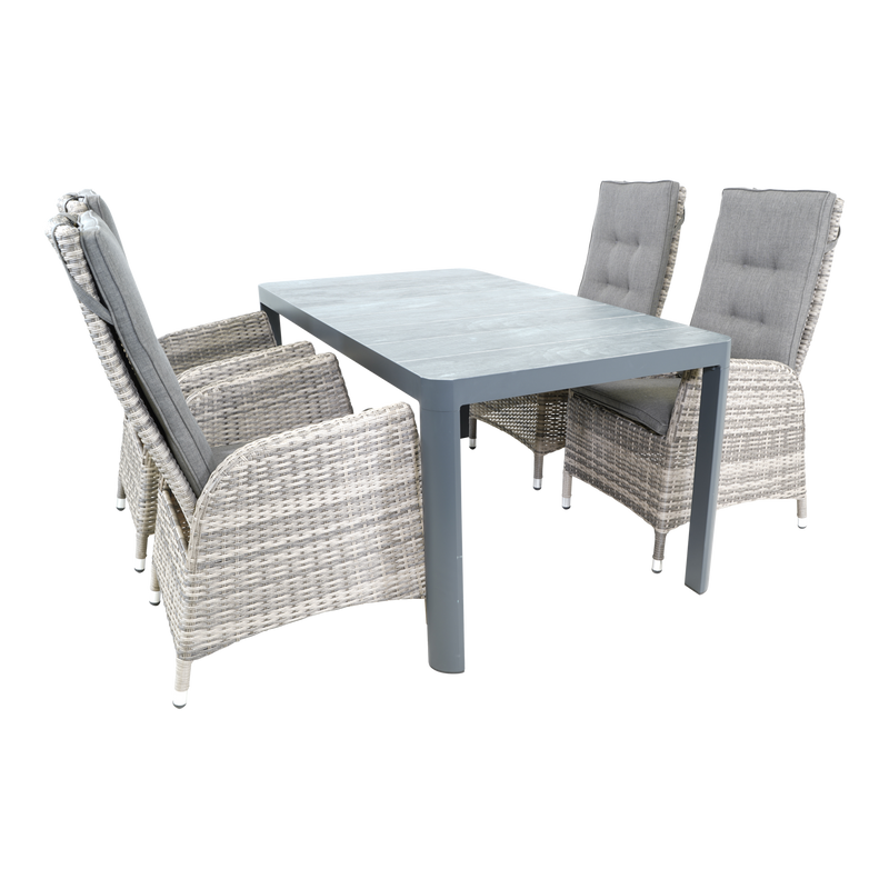 Tafel Castilla 2.0 Negro 160x90cm