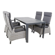 Tafel Castilla 2.0 Negro 160x90cm