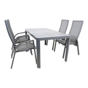 Tafel Castilla 2.0 Negro 160x90cm