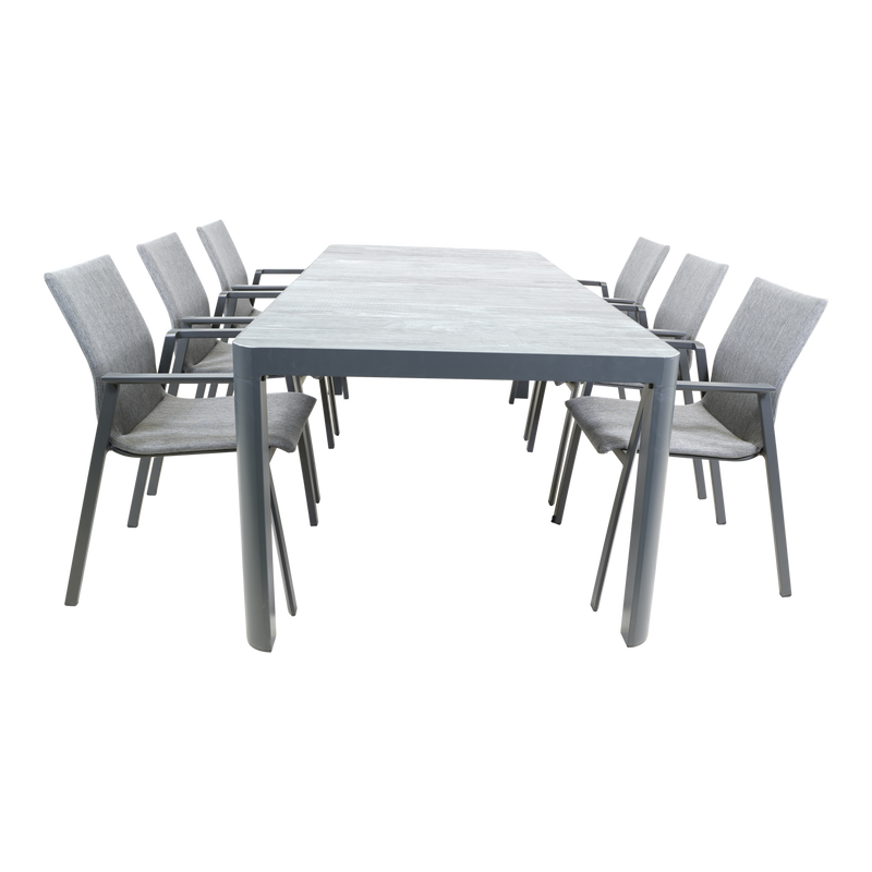 Tafel Castilla 2.0 Negro 220x100cm