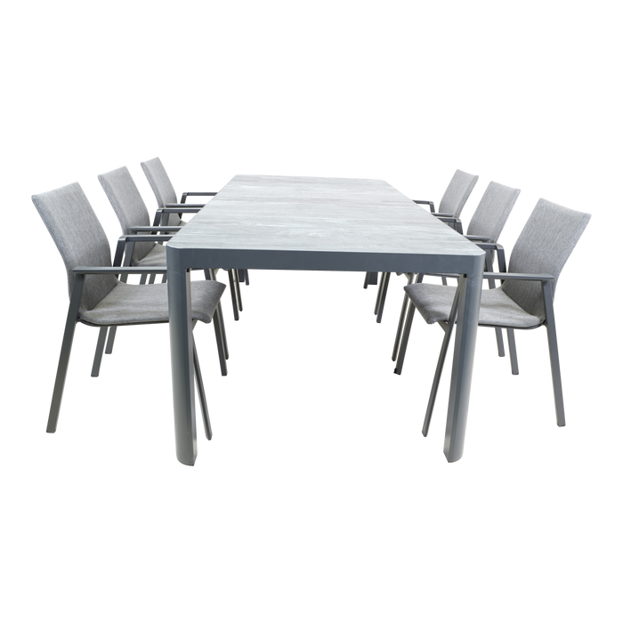 Tafel Castilla 2.0 Negro 220x100cm