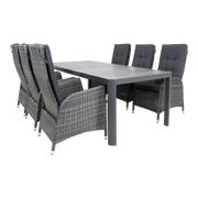 Tafel Castilla 2.0 Negro 220x100cm