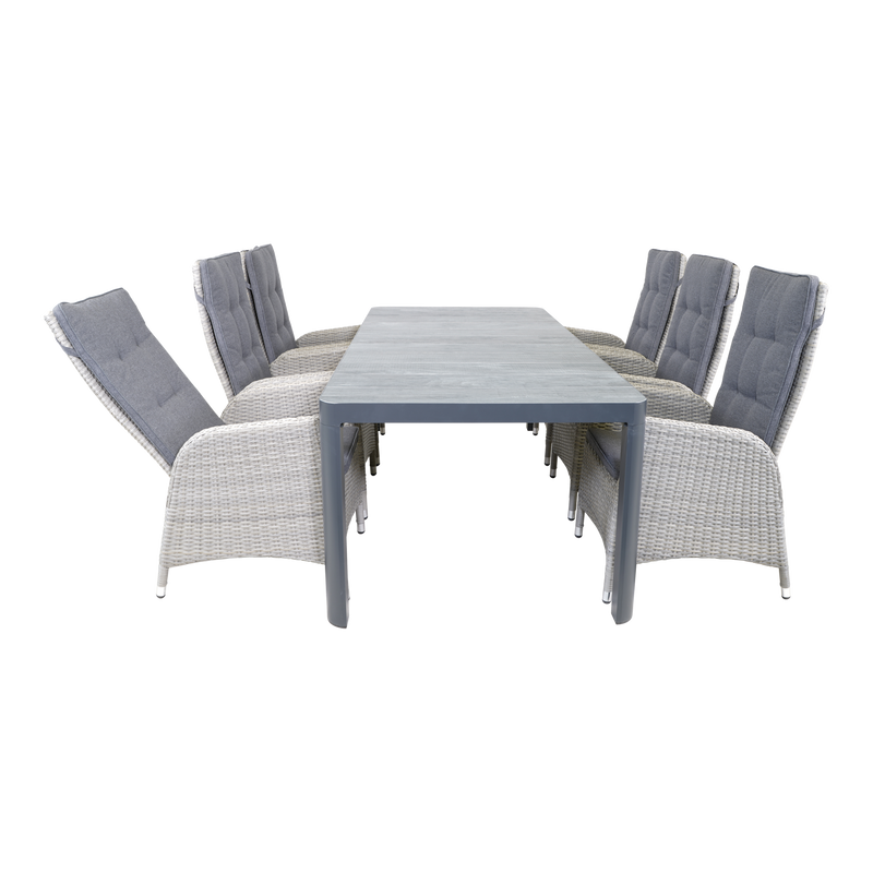 Tafel Castilla 2.0 Negro 220x100cm