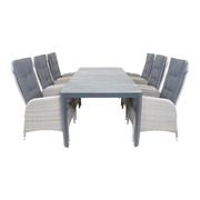 Tafel Castilla 2.0 Negro 220x100cm