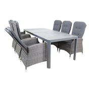 Tafel Castilla 2.0 Negro 220x100cm