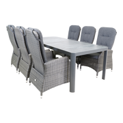 Tafel Castilla 2.0 Negro 220x100cm