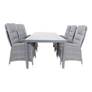 Tafel Castilla 2.0 Negro 220x100cm