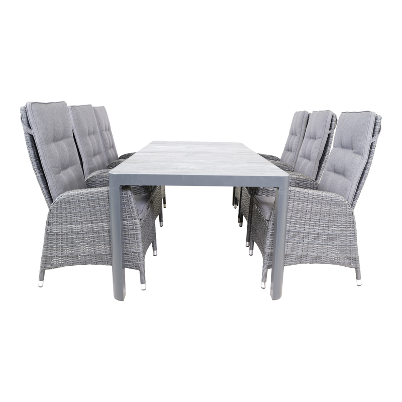 Tafel Castilla 2.0 Negro 220x100cm