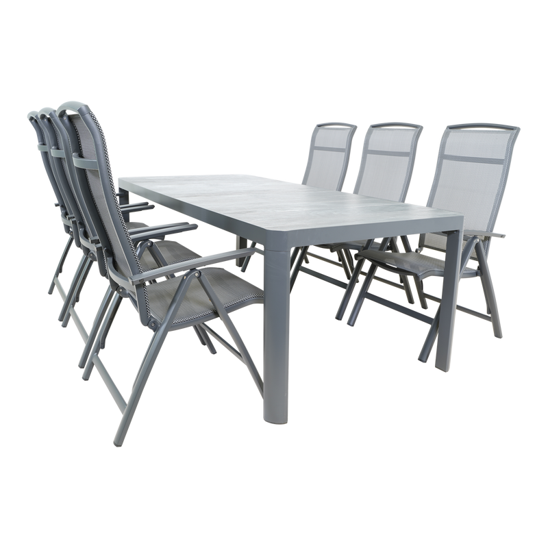 Tafel Castilla 2.0 Negro 220x100cm