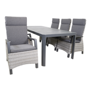 Tafel Castilla 2.0 Negro 220x100cm