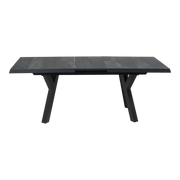 Uittrektafel Castilla 2.0 Negro Exclusive 163/203x93cm