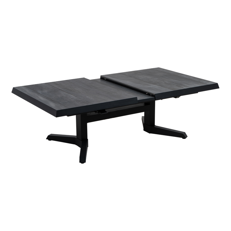 Uittrektafel verstelbaar Castilla 2.0 Negro 143/183x88x54/74