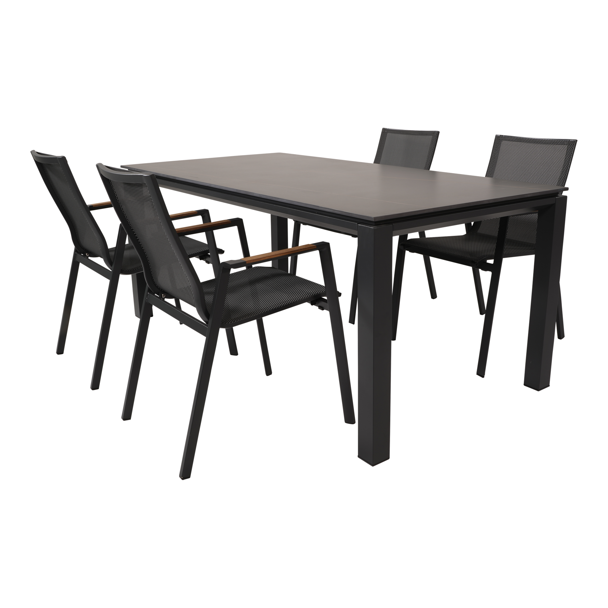 Tafel Monaco Negro 180x90cm