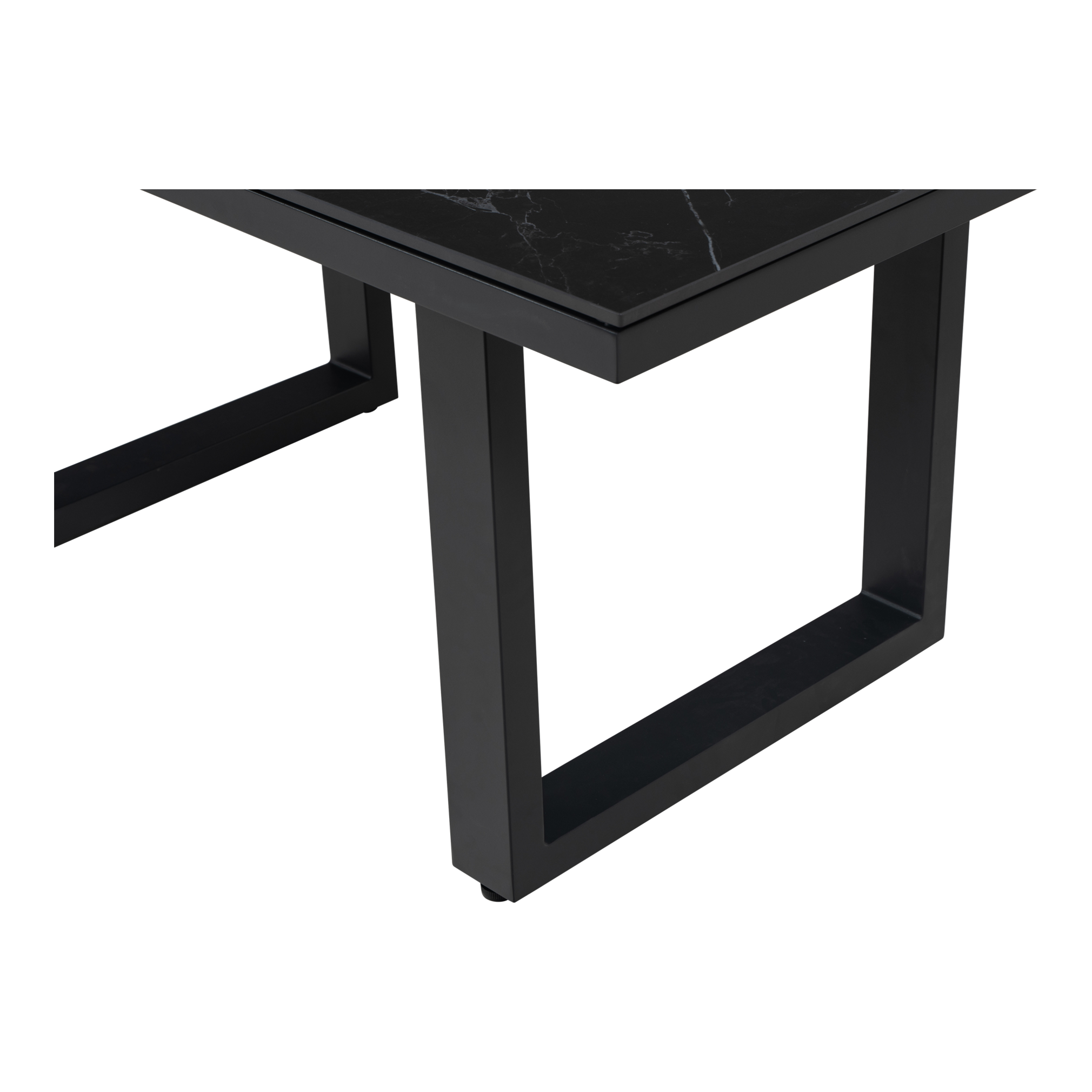 Lounge tafel hoog Monte Carlo Negro 140x80cm