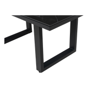 Lounge tafel hoog Monte Carlo Negro 140x80cm