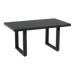 Lounge tafel hoog Monte Carlo Negro 140x80cm