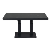 Loungetafel verstelbaar Monte Carlo Negro 140x80cm