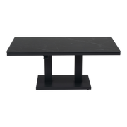 Loungetafel verstelbaar Monte Carlo Negro 140x80cm