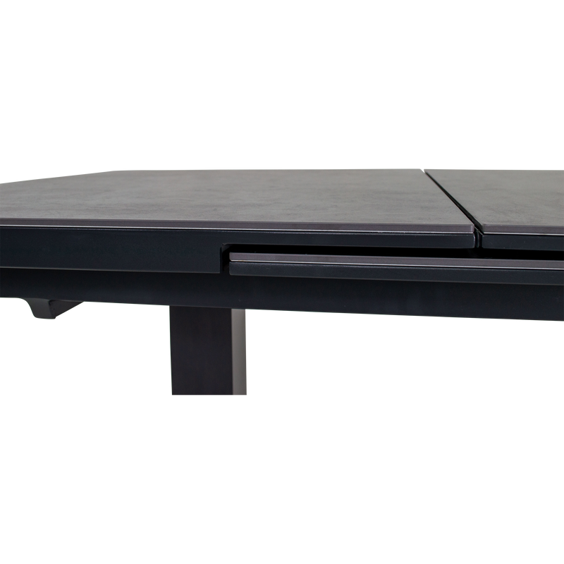 Uittrektafel verstelbaar Geneva  140/180x85x54/75,5cm