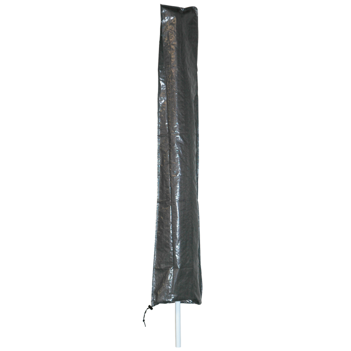 Beschermhoes parasol tot Ø4mtr/3x3mtr, rits en stok