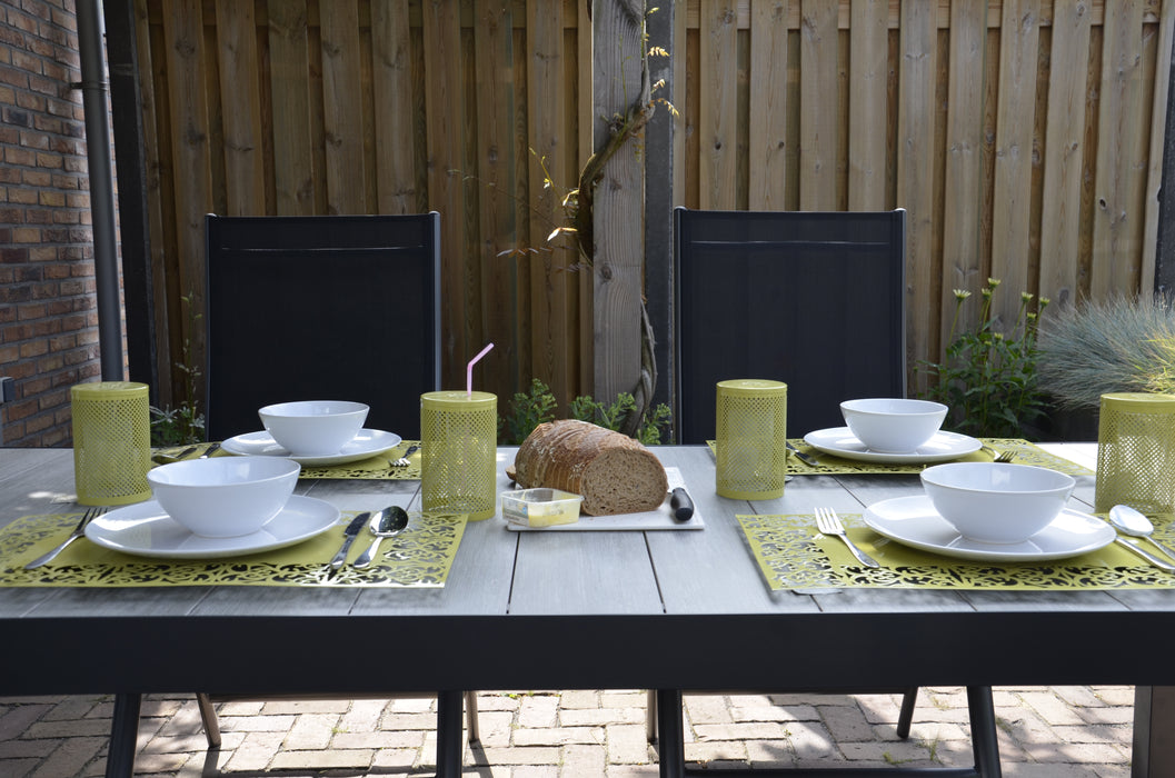 Placemat metaal groen