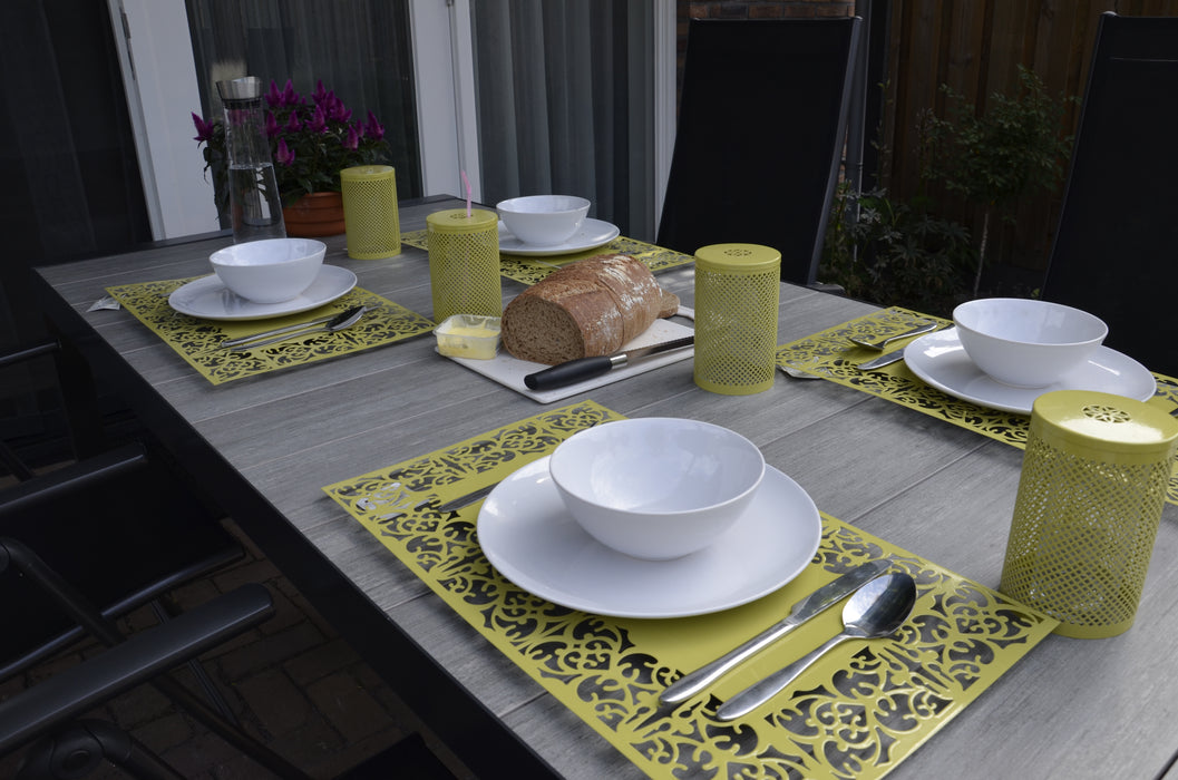 Placemat metaal groen