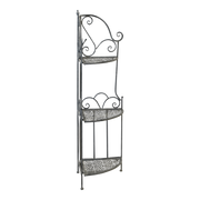 Hoeketagère Viva la vida grey wash