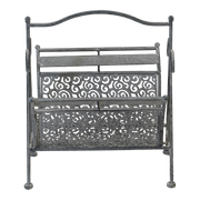 Tijdschriften houder Viva la vida grey wash