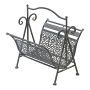 Tijdschriften houder Viva la vida grey wash