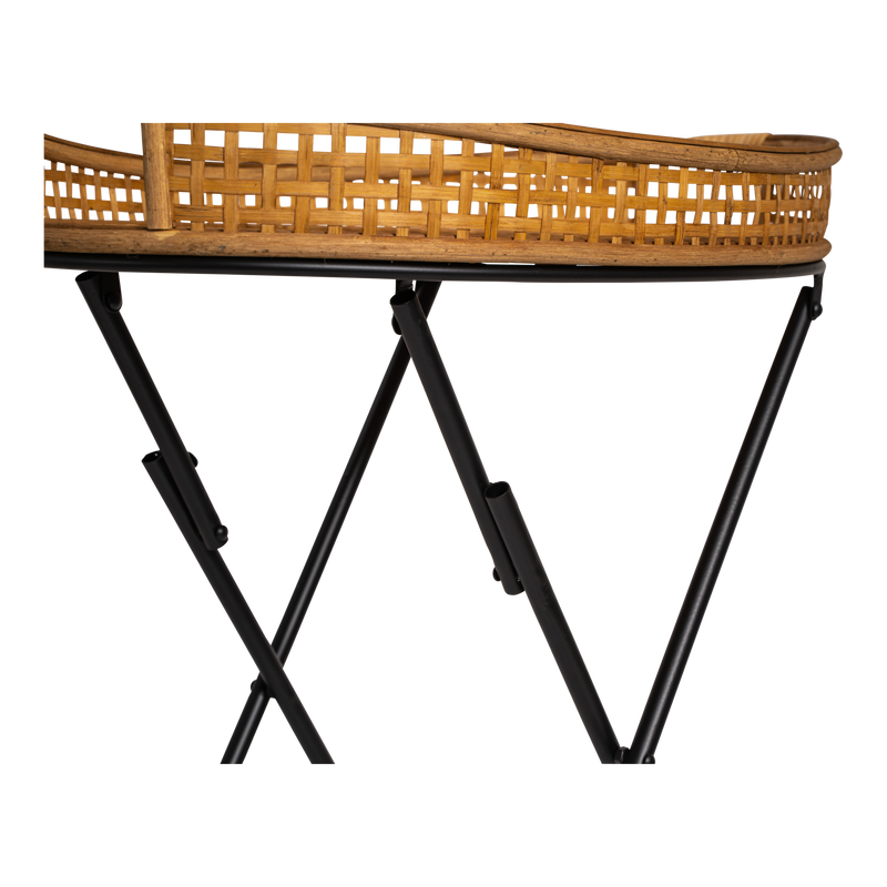 Bijzettafel Levi naturel, 55x38x62cm