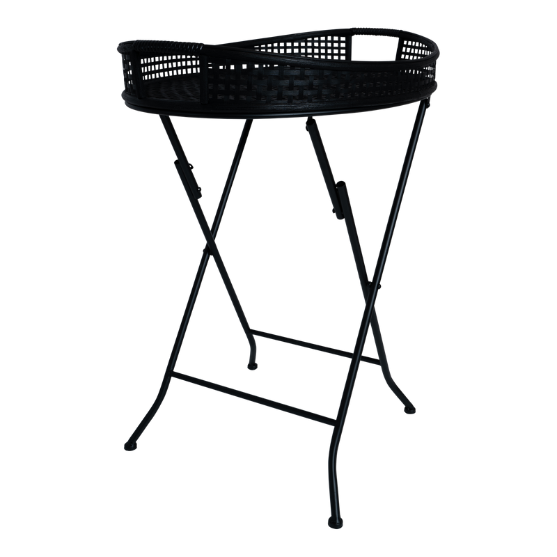 Bijzettafel Levi zwart, 62x43x69,5cm