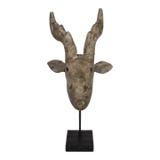 Rendier op voet, hout 30x19x39cm