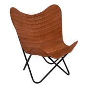 Vlinderstoel Billy, bruin