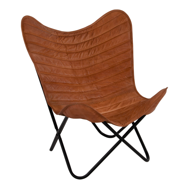 Vlinderstoel Billy, bruin