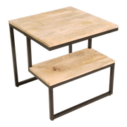 Houten bijzettafeltje Owen