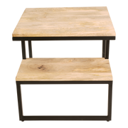 Houten bijzettafeltje Owen