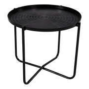 Bijzettafel zwart  ø40,5x35cm