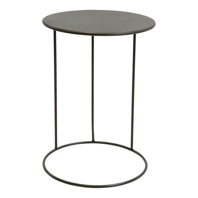 Bijzettafel Amy zwart ø40x54,5cm