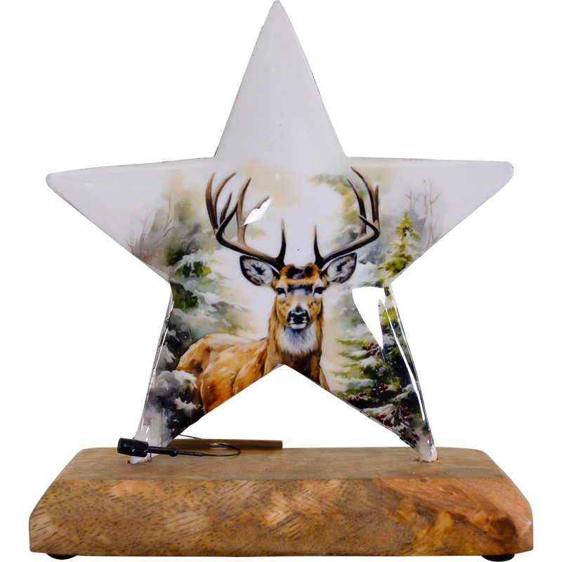 Emaille figuren op voet, 3 assorti