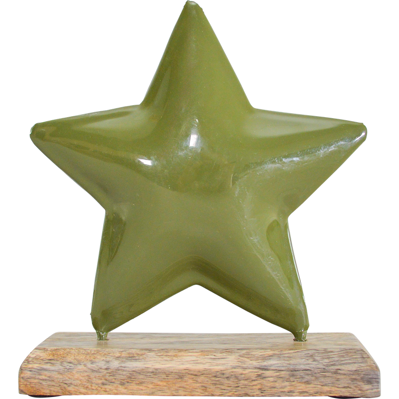 Emaille figuren op voet, 3 assorti