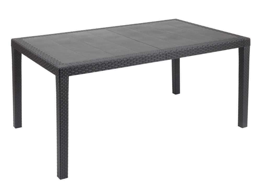 Curlo - Table de jardin rectangulaire 150x90cm