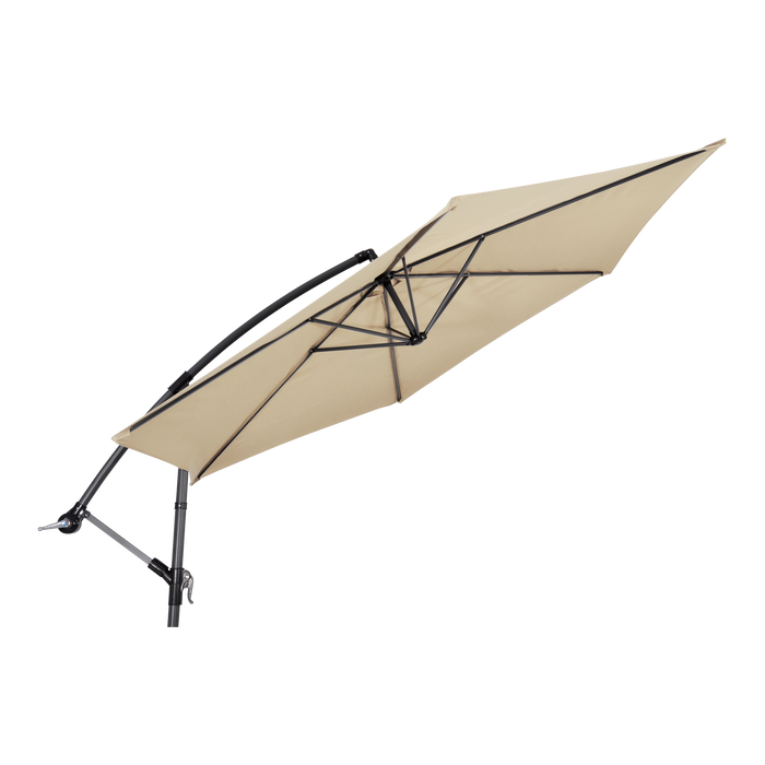 Zweefparasol Gemini ecru Ø3mtr