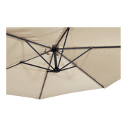 Zweefparasol Gemini ecru Ø3mtr