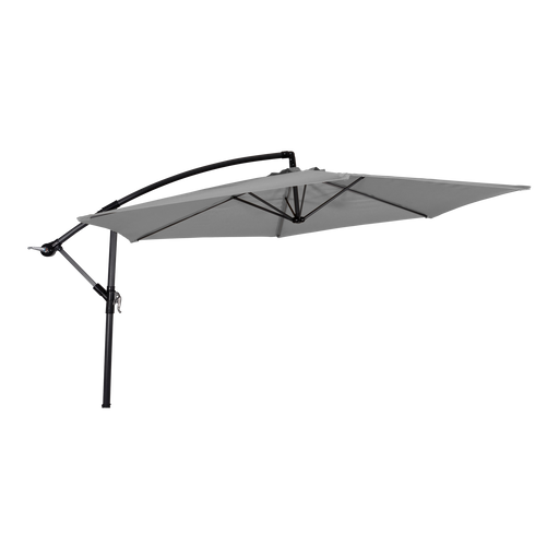 Zweefparasol Gemini grijs Ø3mtr