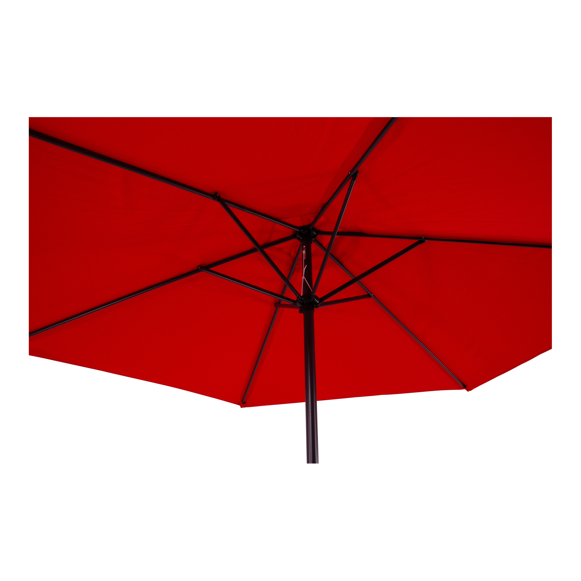 Parasol Gemini rood Ø3mtr