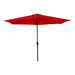 Parasol Gemini rood Ø3mtr