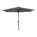 Parasol Gemini grijs Ø3mtr