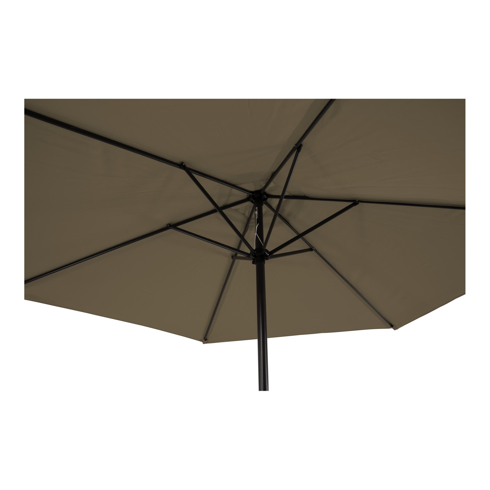 Parasol Gemini taupe Ø3mtr